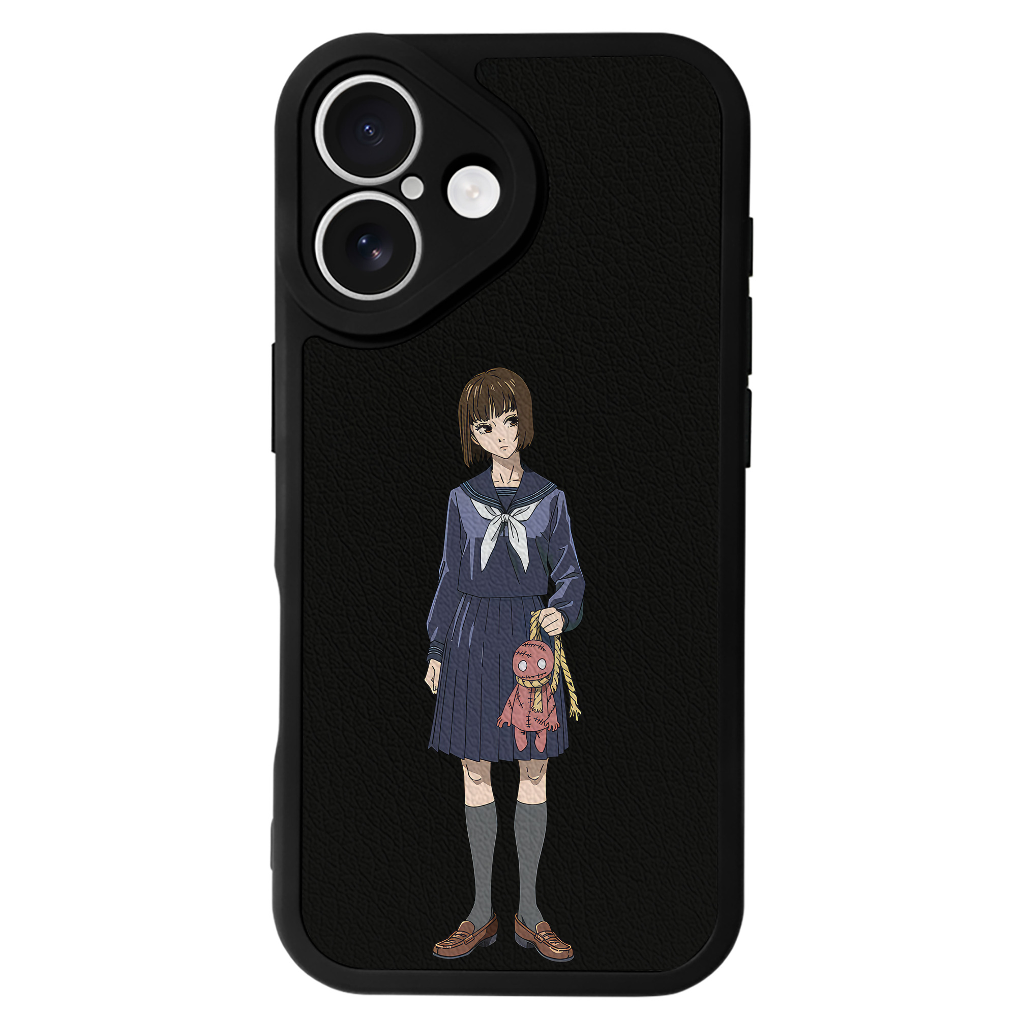 （画像用） 呪術廻戦 Jujutsu Kaisen 【iPhone 16シリーズ対応】シリコンスマホケース（レザー調） 材質：シリコン